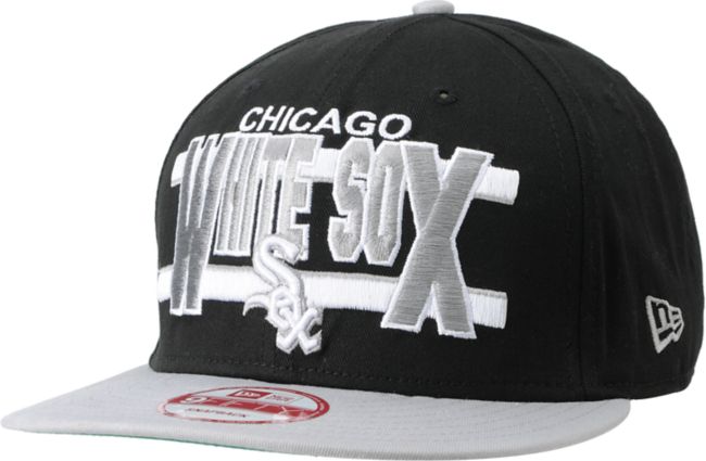 MLB New Era Chicago White Sox Word Stripe Snapback Hat