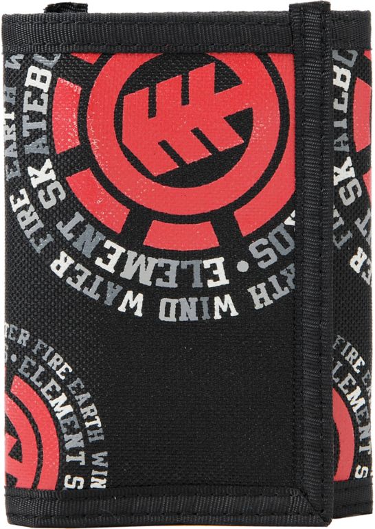 Element Disperssion Black Tri-Fold Wallet