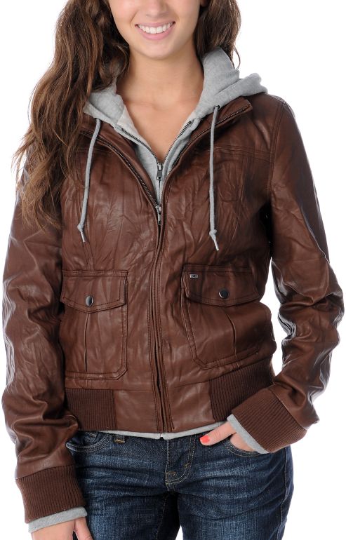 Obey Jealous Lover Coffee Bomber Jacket