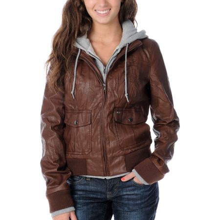 Obey Jealous Lover Coffee Bomber Jacket 