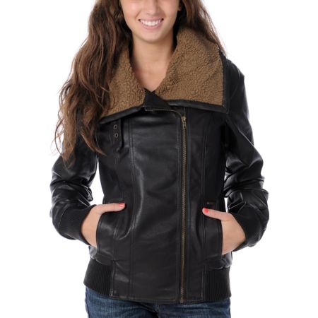 Obey Outsider Brown Bomber Jacket