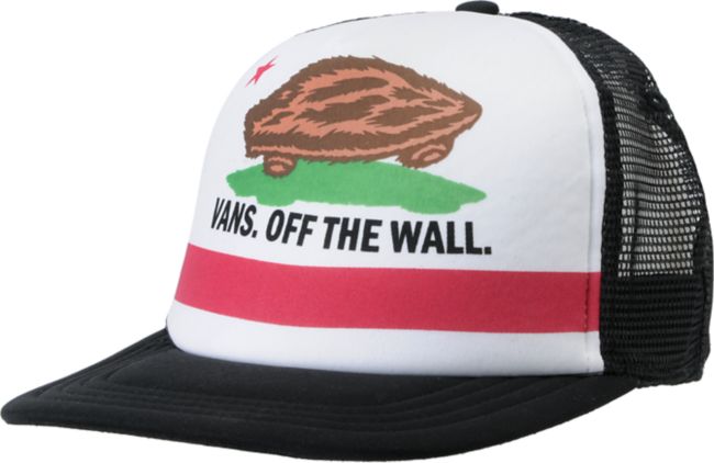 Vans 18 Wheeler Black & White Trucker Hat