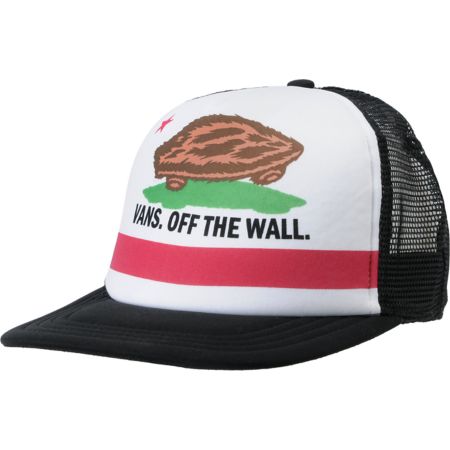 Vans 18 Wheeler Black & White Trucker Hat
