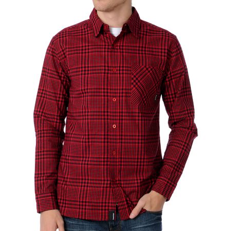 Fourstar Harris Red Plaid Woven Shirt