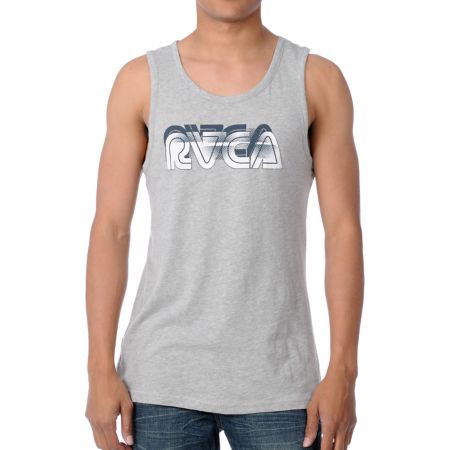 RVCA Sever Grey Tank Top