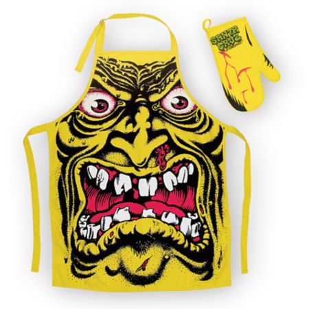 Santa Cruz Rob Face BBQ Apron & Mitt