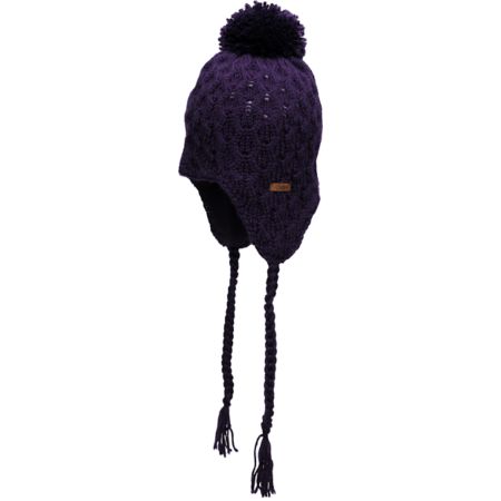 Empyre Girl Aisha Fleece Earflap Purple Knit Beanie