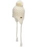 Empyre Girls Aisha Fleece Earflap White Knit Beanie