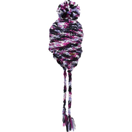 Empyre Girls Nova Earflap Purple Knit Beanie