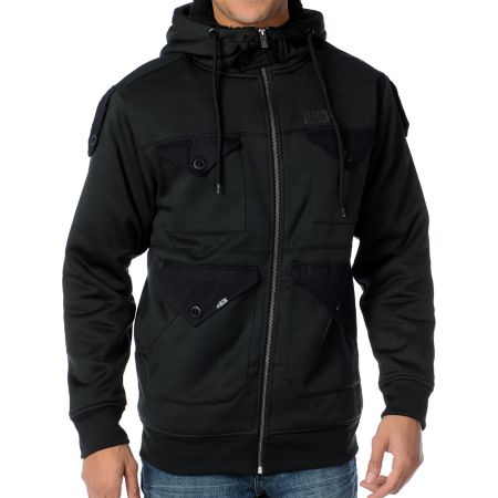 Volcom Covert Black Sherpa Hydro Military Snow Fleece