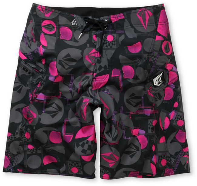 Volcom Armstrong Art Black Board Shorts