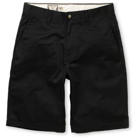 Volcom Frickin Too Black Chino Shorts