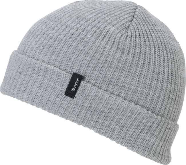 Brixton Heist Light Grey Roll Up Beanie