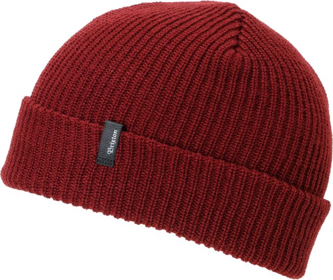 Brixton Heist Burgundy Roll Up Beanie
