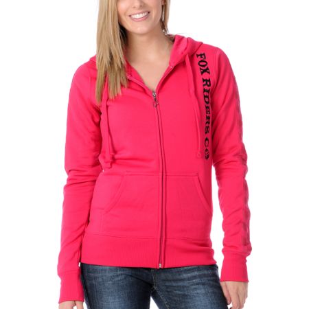 Fox Girls Specialist Pink Zip Tech Fleece