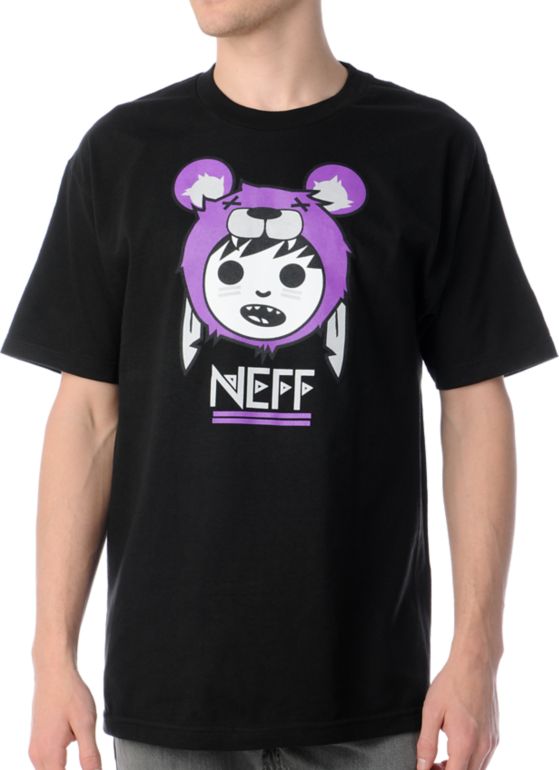 Neff Huggie Black Tee Shirt