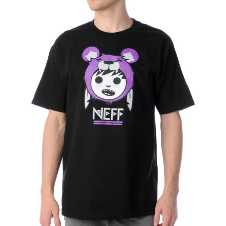 Neff Huggie Black Tee Shirt