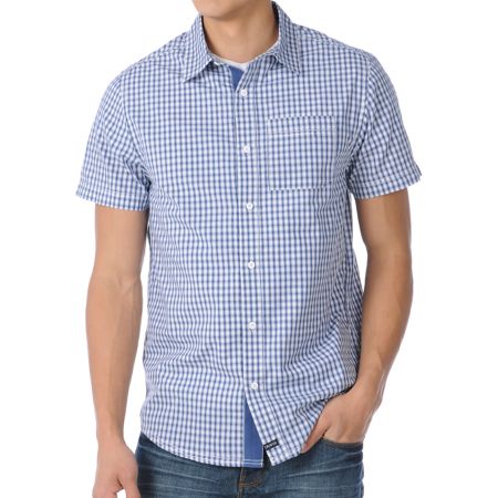 Dravus Thump Blue Short Sleeve Woven Shirt