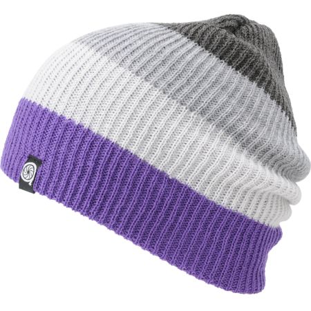 Aperture Juan Grey & Purple Beanie