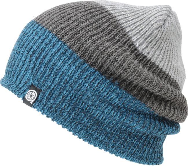 Aperture Ernesto Grey & Blue Beanie