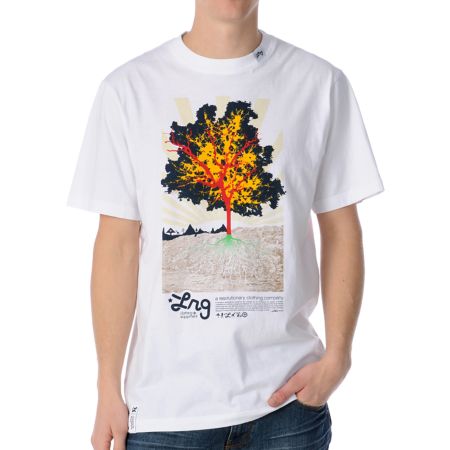 LRG Deeply Rooted White Tee Shirt