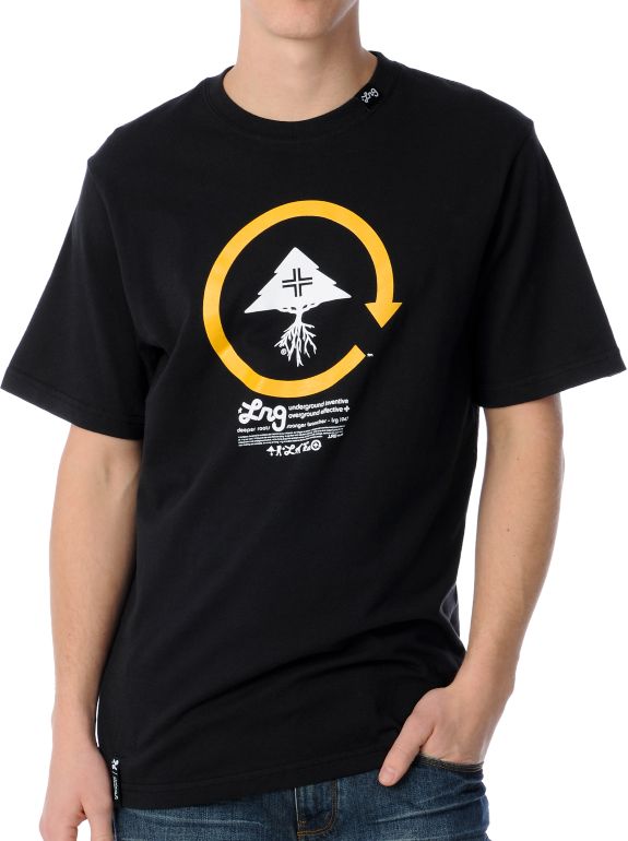 LRG Natural Cycle Black Tee Shirt