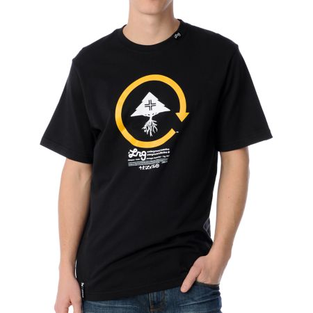 LRG Natural Cycle Black Tee Shirt