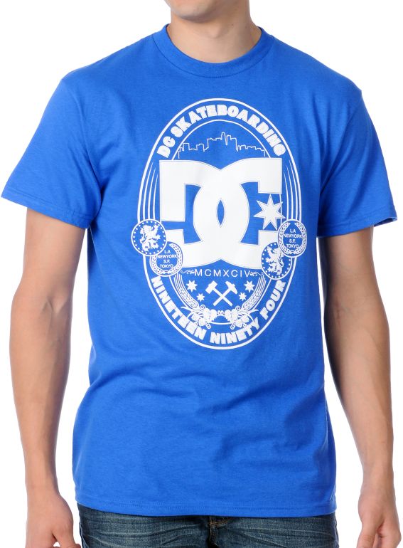 DC Wrapped Up Blue Tee Shirt