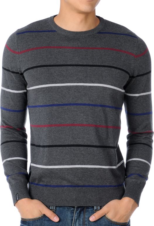 Empyre Bonafide Grey Crew Neck Sweater