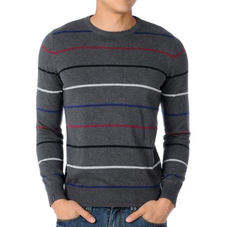 Empyre Bonafide Grey Crew Neck Sweater