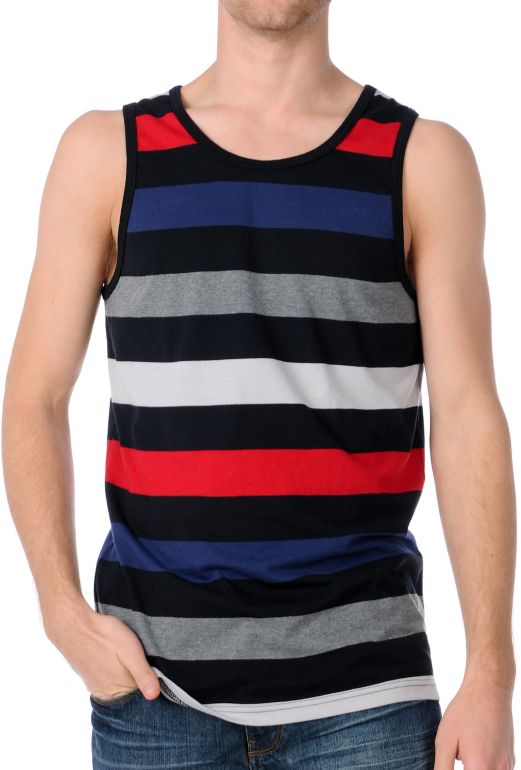 Empyre Party Man Red Stripe Tank