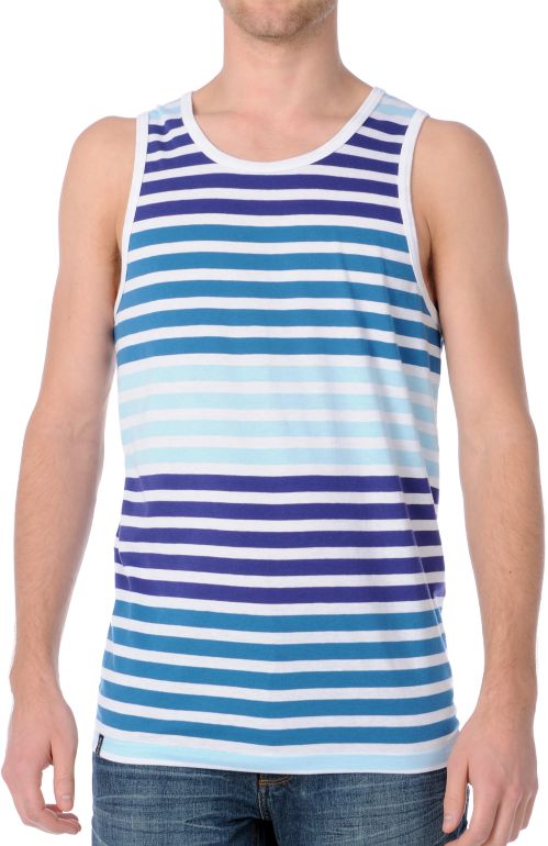 Empyre Yeti Light Blue Stripe Tank