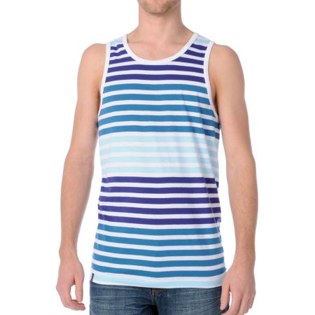 Empyre Yeti Light Blue Stripe Tank