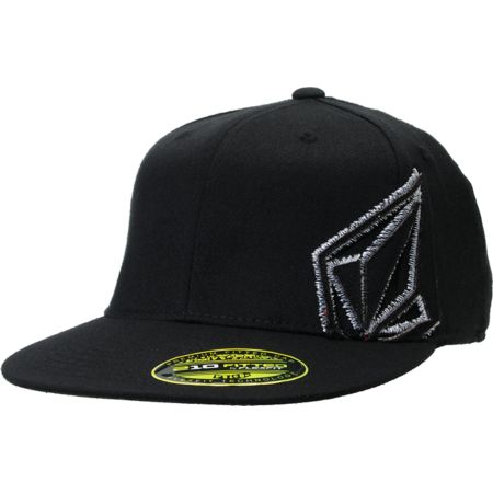 Volcom Dislocate Black FlexFit Hat