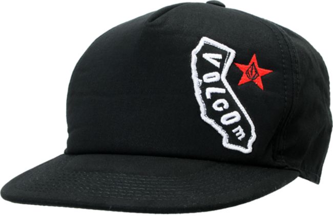 Volcom Knucklehead Cali Black Snapback Hat