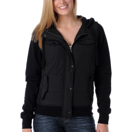 Dravus Girls Ravenna Black Vest Jacket