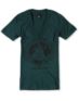Obey Girls Peace Worldwide Green Deep V-Neck Tee Shirt