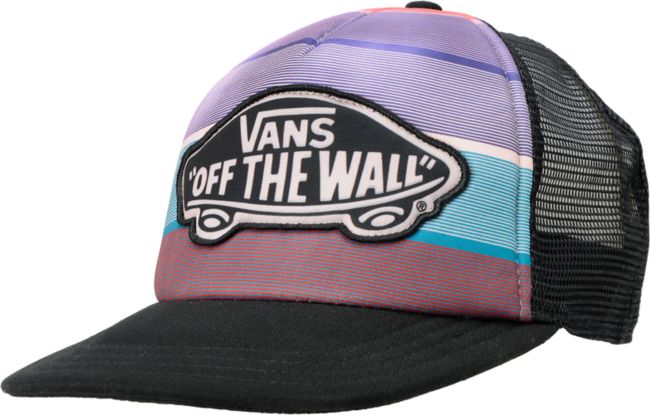 Vans Girls Kipahula Purple & Teal Trucker Hat