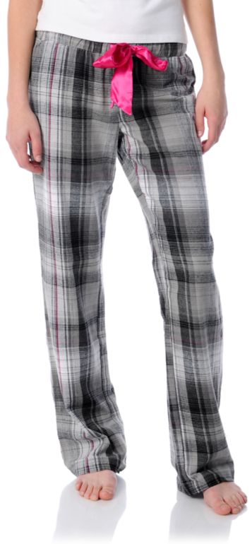 Fox Girls Stoppie Black Flannel Pajama Pants