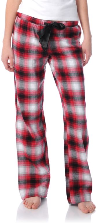 Fox Girls Stoppie Red Flannel Pajama Pants