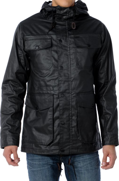Empyre Dawn Patrol Black Wax Jacket
