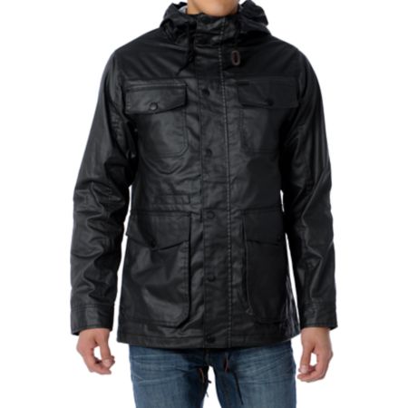 Empyre Dawn Patrol Black Wax Jacket