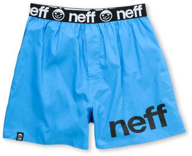 Neff Solid Blue Boxers