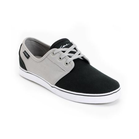 Circa Crip Grey & Black Canvas Skate Shoe