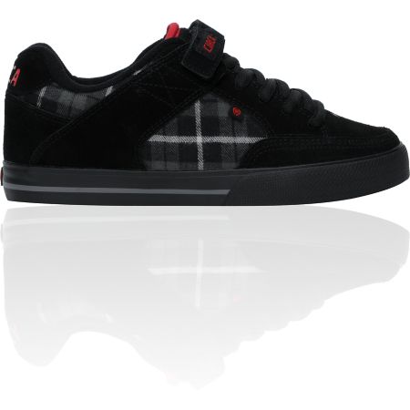 Circa 205 Vulc Black & Plaid Skate Shoe