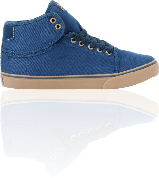 Dekline Santa Fe Mid Midnight & Tan Twill Skate Shoe
