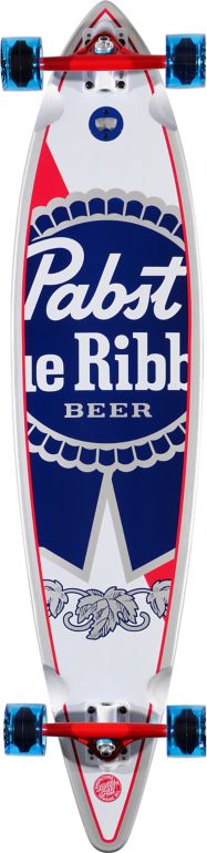 Santa Cruz PBR Pintail 9.9" Longboard Cruiser