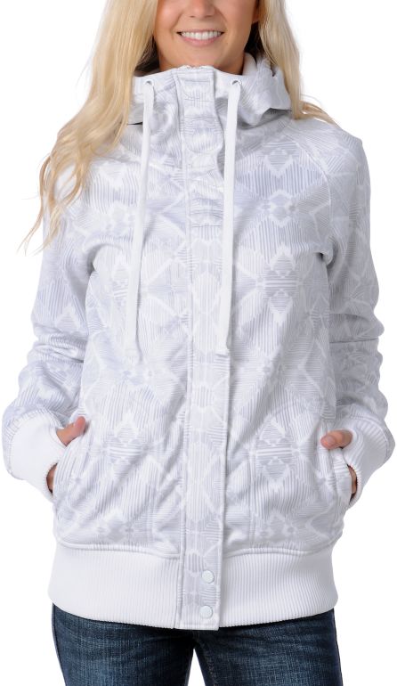 Billabong Girls Holly White Tech Fleece