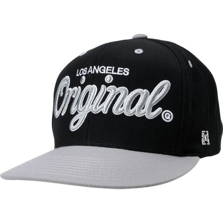 KR3W Original LA Black & Grey Snapback Hat