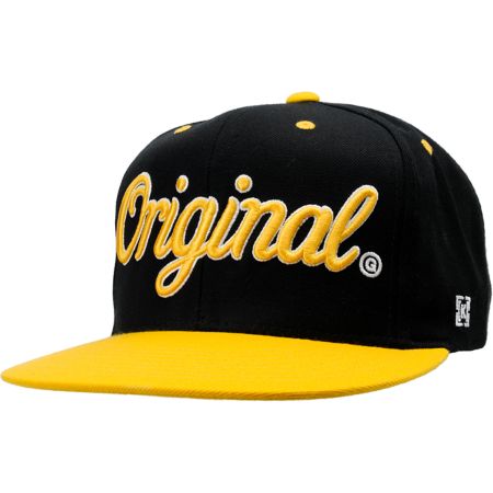 KR3W Original Black & Yellow Snapback Hat